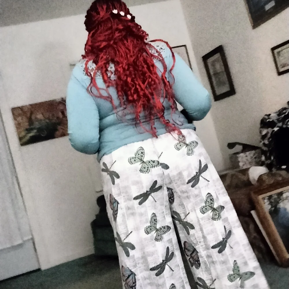 Butterfly Multi Palazzo Pants - Picture 5 of 7